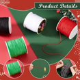 thumbnail image 4 of 400 Yards Chinese Knotting Cord Nylon Beading Thread for Kumihimo 4 Colors 1mm Nylon Beading Cord for Chinese Knotting Macramé Bracelets Christmas Jewelry Making Sewing Colorful, 4 of 7