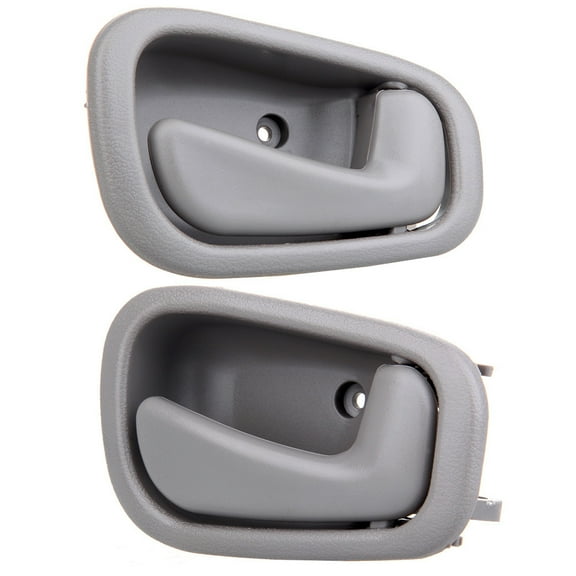 ECCPP Door Handles ECCPP Interior Inner Inside Front Rear Passenger Side Door Handle Replacement for 1998 1999 2000 2001 2002 for Toyota Corolla Gray(2pcs)