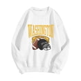 thumbnail image 2 of Football Team City Sweatshirts for Women Fall Winter Long Sleeve Crewneck Football Graphic Sweatshirt Pullover Tops, 2 of 4