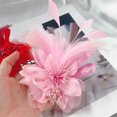 thumbnail image 5 of Extra Large Flower Brooches Lapel Pins Dainty Crystal Fabric Brooches Big Camellia Flower Brooch Pin for Women Wedding Party Dance Banquet Clothes Accessories Jewelry Ceremony Decoration, 5 of 12