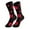 #0190-Black, variant on Custom Print Home Socks - Personalized Love-Themed Design, Soft Comfortable Footwear, Thoughtful Valentine's Day Gift for Partners Family