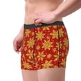 thumbnail image 2 of Disketp Christmas With Gold Snowflakes Men's Boxer Briefs,Soft and Breathable Cotton Underwear with ComfortFlex Waistband-Small, 2 of 5