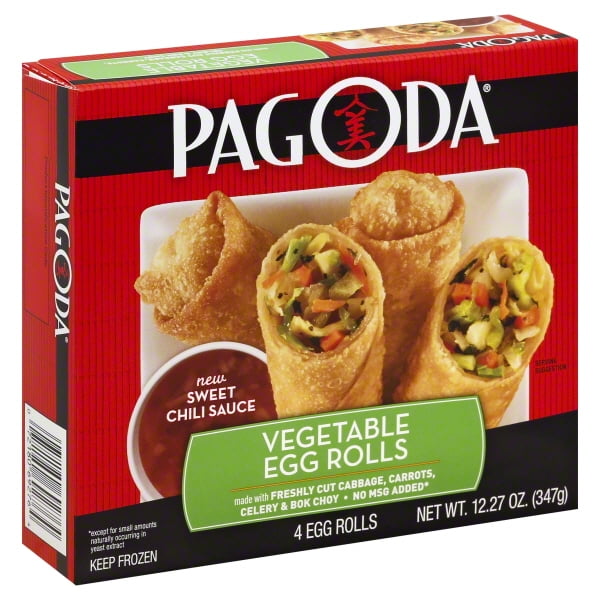Pagoda Vegetable Egg Rolls 12.27 oz. Box
