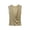 Beige, variant on Women's Deep V Drape Tank Tops, Elegant Wrap Front Ruched Sleeveless Blouse, Slimming Casual Tee for Date & Party