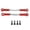 Red, variant on M Buder Aluminium Alloy Suspension Arm Linkage Rods for 1/10 RC Car Upgrades (Red, 8 inches / 20.3 cm)