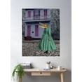 thumbnail image 2 of Gator Girl In The French Quarter Poster Wall Art, Modern Wall Decor For Living Room Bedroom, 8x12 UNFRAMED, 2 of 3