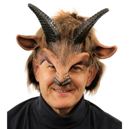 Goat Boy Half Mask w/ Horns