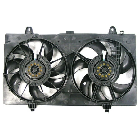 Agility Auto Parts 6029145 Dual Radiator and Condenser Fan Assembly for Nissan Specific Models