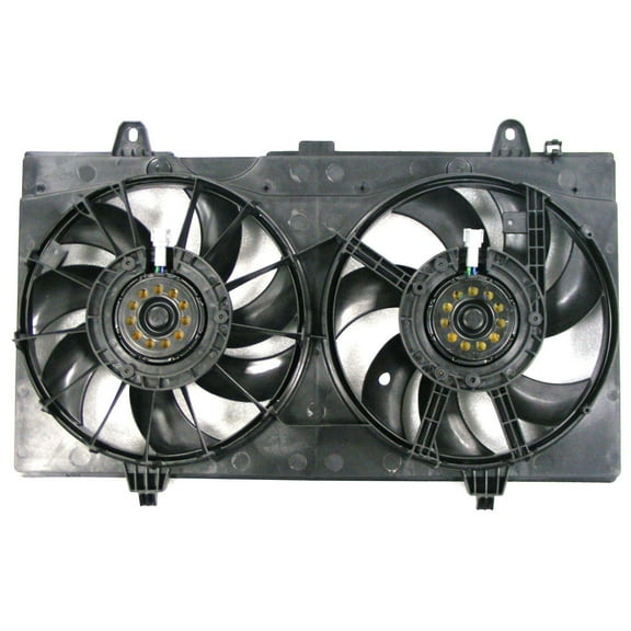 Agility Auto Parts 6029145 Dual Radiator and Condenser Fan Assembly for Nissan Specific Models
