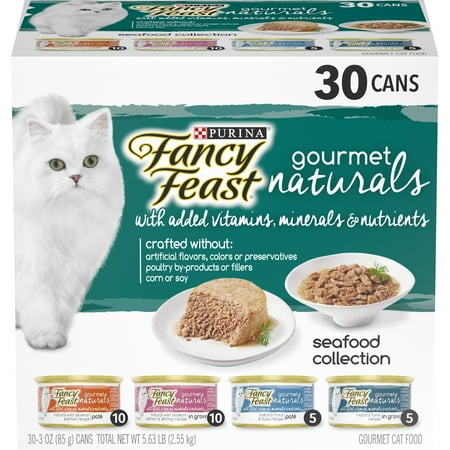 UPC: 0050000501069 | Purina Fancy Feast Seafood Wet Cat Food Variety Pack 3 oz Cans (30 Pack)