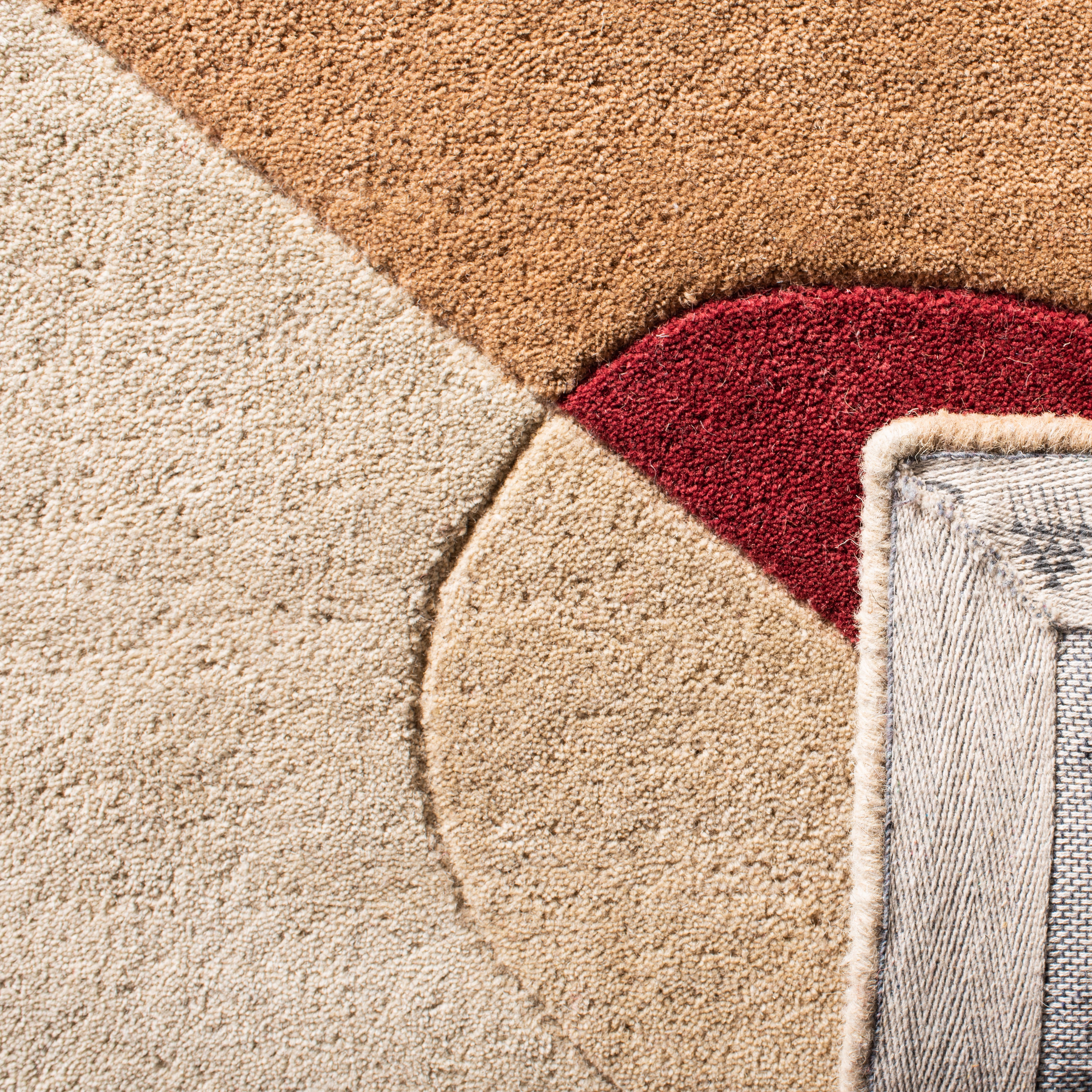 SAFAVIEH Rodeo Drive Clarissa Abstract Wool Runner Rug, Beige/Multi, 2'6" x 22'