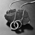thumbnail image 2 of Norse Viking Necklace with Rolo Chains for Men Women Vintage Amulet Jewelry Gift, 2 of 4