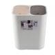 thumbnail image 1 of Toystoory Cubo de basura con doble cubierta, tipo de presión, cubo de basura, cubo de basura de plástico para el hogar Suministros de limpieza para el hogar, 1 of 6