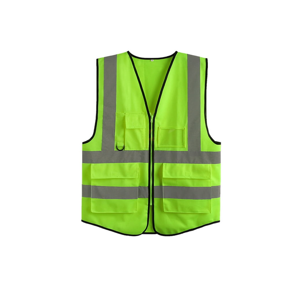 LA2018 Reflective Safety Vest High Visibility Safety Vest Bright Neon