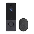 thumbnail image 2 of Timbre inalámbrico con cámara, timbre de vídeo exterior impermeable WiFi, visión nocturna, Audio bidireccional,, 2 of 4