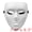 White, variant on Unique Bargains Halloween Masquerade Mask, Plastic Face Mask for Costume Party White