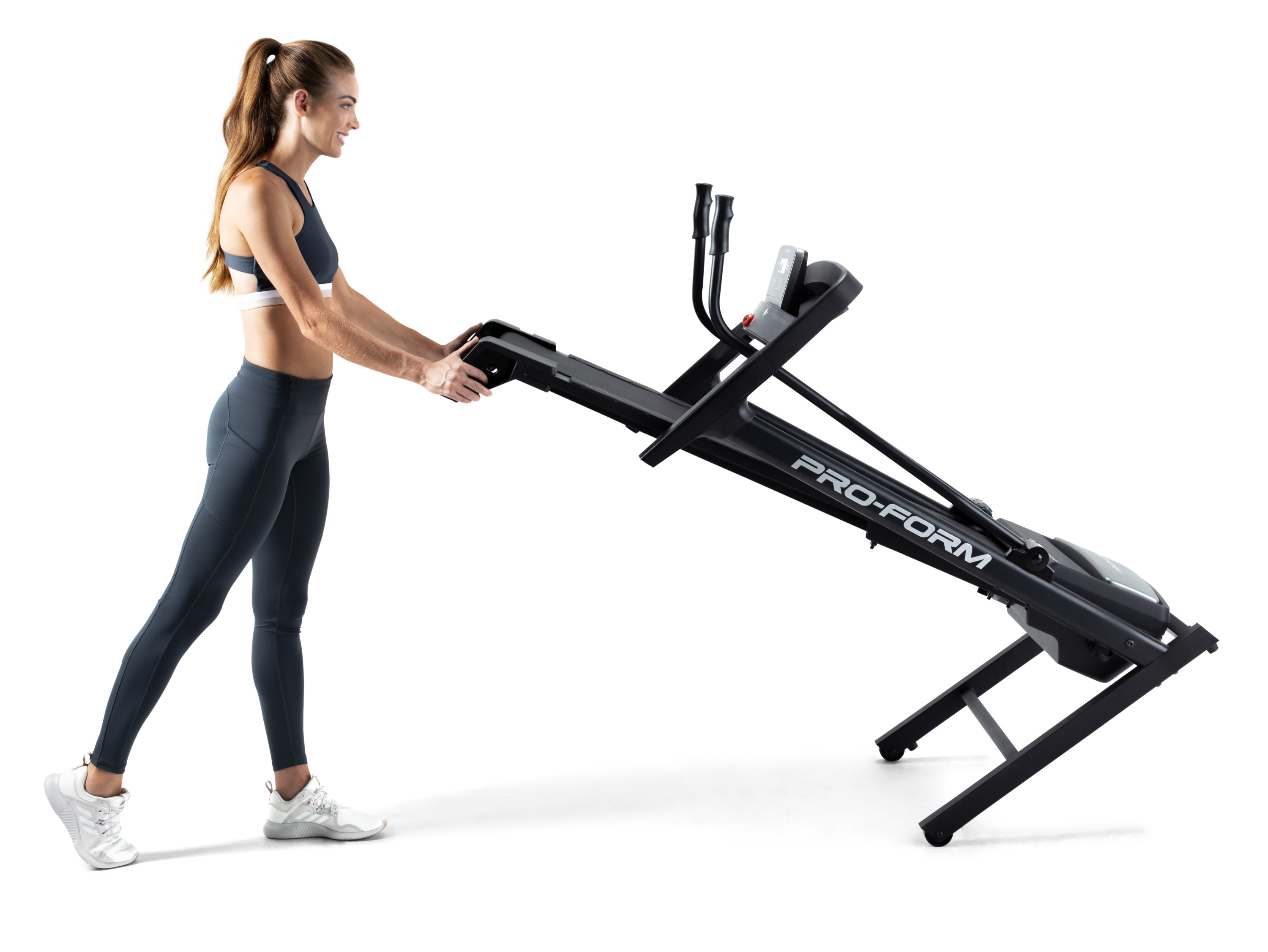 ProForm Crosswalk LT Folding Treadmill with Upper Body Resistance, iFit ...