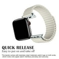 thumbnail image 6 of ZOMFOM Sport Silicone Loop Magnetic Bands Compatible with Apple Watch Band 45mm 44mm 42mm, Adjustable Strap with Strong Magnetic Closure Compatible for iWatch SE Series 8 7 6 5 4 3 2 1 Bands(Starlig), 6 of 8