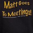 thumbnail image 3 of CafePress - Matt Goes To Meetings Hoodie (Dark) - Pullover Hoodie, Classic, Comfortable Hooded Sweatshirt, 3 of 4
