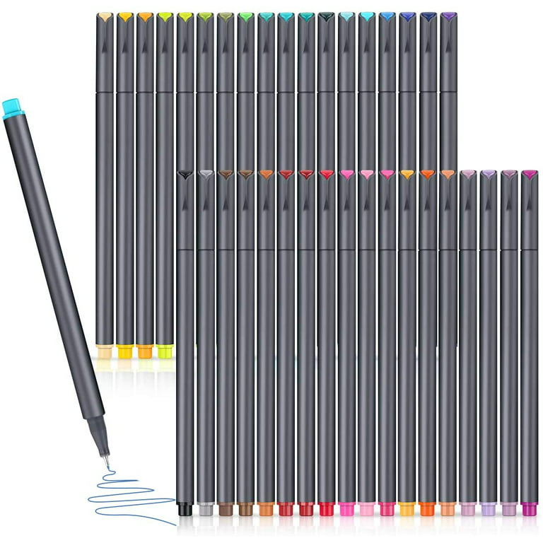 Journal Planner Pens Colored Pens Fine Point Markers Fine Tip Drawing Pens  Porous Fineliner Pen for
