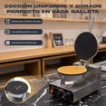 thumbnail image 4 of Maquina para Hacer Marquesitas GUTSTARK Individual Temperatura Ajustable Conos Barquillos Maquina industrial Plancha para Marquesitas, 4 of 7