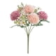 thumbnail image 5 of Ramo simulado de crisantemo - 7 tallos Flores artificiales para macetas colgantes, decoración interior/exterior, bodas, fiestas, jardín en casa, 5 of 5