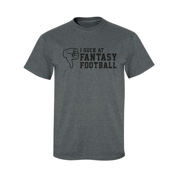 I Suck At Fantasy Football Adult Short Sleeve T-shirt