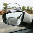 thumbnail image 2 of Car Mirror 360 Degree Adjustable Wide Angle Side Rear Mirrors blind spot Snap way for parking Auxiliary rear view mirror Black-Left, 2 of 6