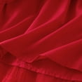 thumbnail image 4 of SWSMCLT Women's Long Tutu Skirt High Waisted Cute Layered Bubble Skirt Skirt Pleated Flowy Elastic Waist Red Medium-Large, 4 of 4