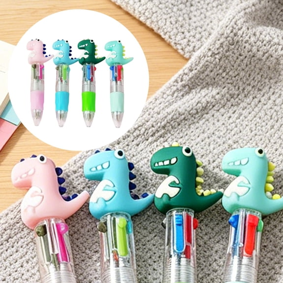FXMLRLK 1PC Multicolor Pen Random – Fun Pens for Party Favors, Christmas, Birthday, Kawaii Stationery for Studying Prizes, Gifts Bulk for Friends,Dinosaurs
