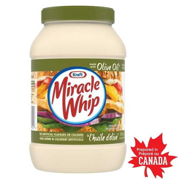 Miracle Whip Olive Oil Spread, 890mL