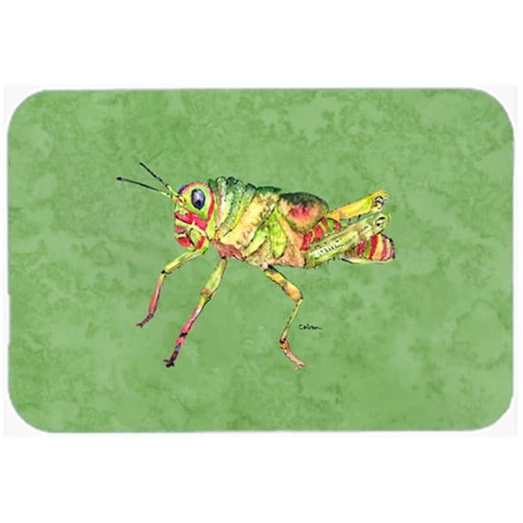 Grasshopper on Avacado Mouse Pad, Hot Pad or Trivet