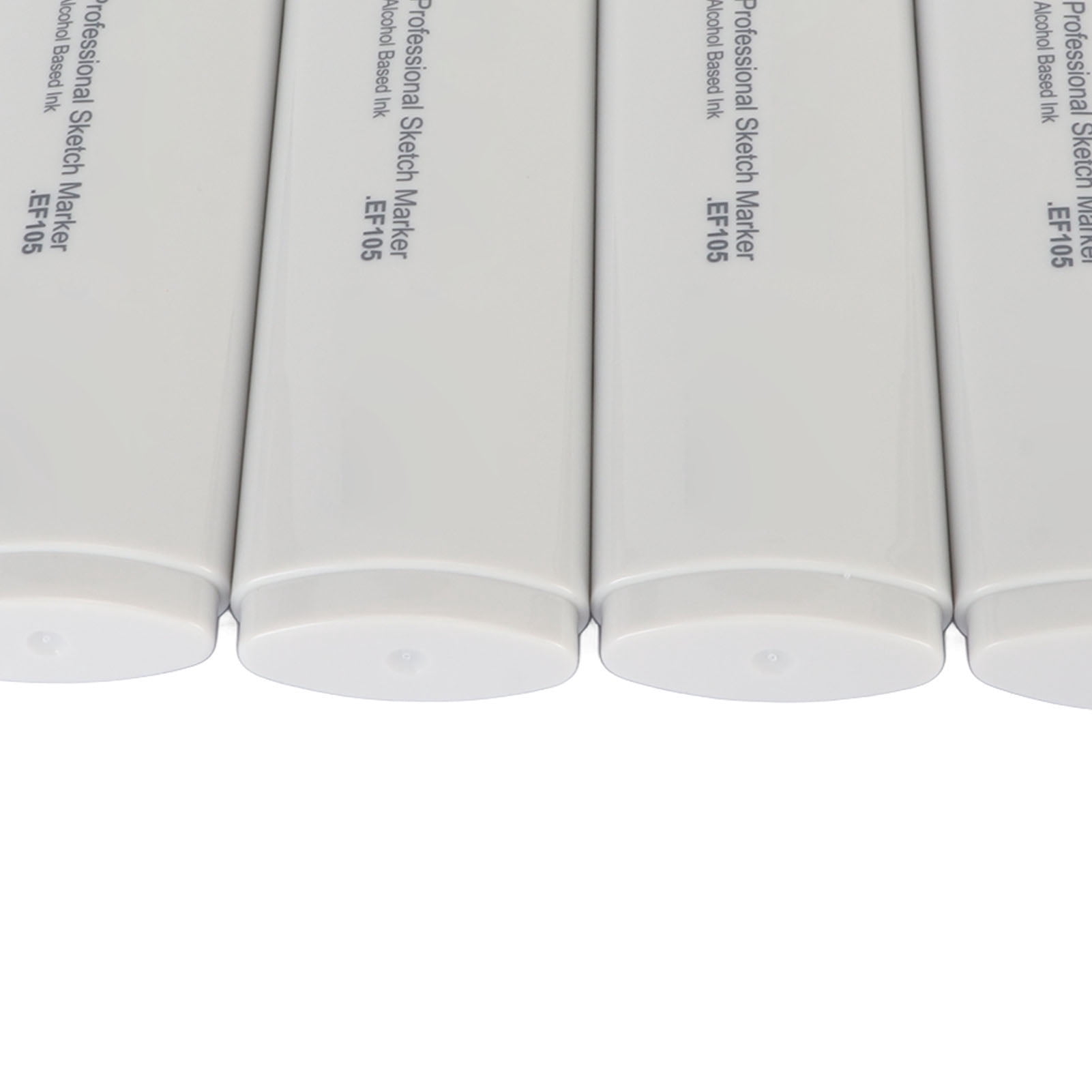 Nieyigj Jumbo Art Markers Large Wide Head Paint Pen Set Fluent Ink Absorption for Painting Drawing Highlighting Rendering Cold Gray Color 5 Count Professional Artist Supplies