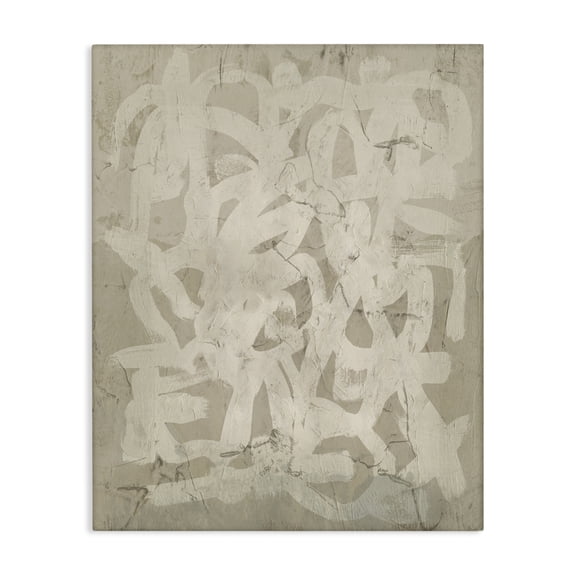 Stupell Industries Contemporary Neutral Chaotic Pattern Canvas Art, 16 x 20, by June Erica Vess