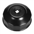 thumbnail image 2 of 2X Universal 65mm x 14 Oil Filter Wrench Cup Socket Type Cap Remover Tool,2 x Oil Filter Wrench,black, 2 of 5