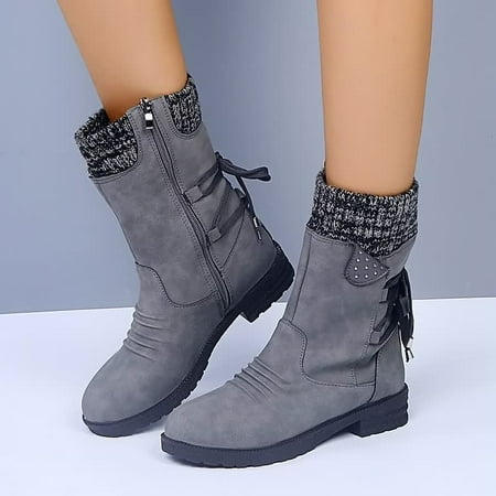 

Byte Legend Women s Plus Size Comfortable Versatile Anti-slip Wear-resistant Soft Bottom Flat Commuting Breathable Lazy Boots