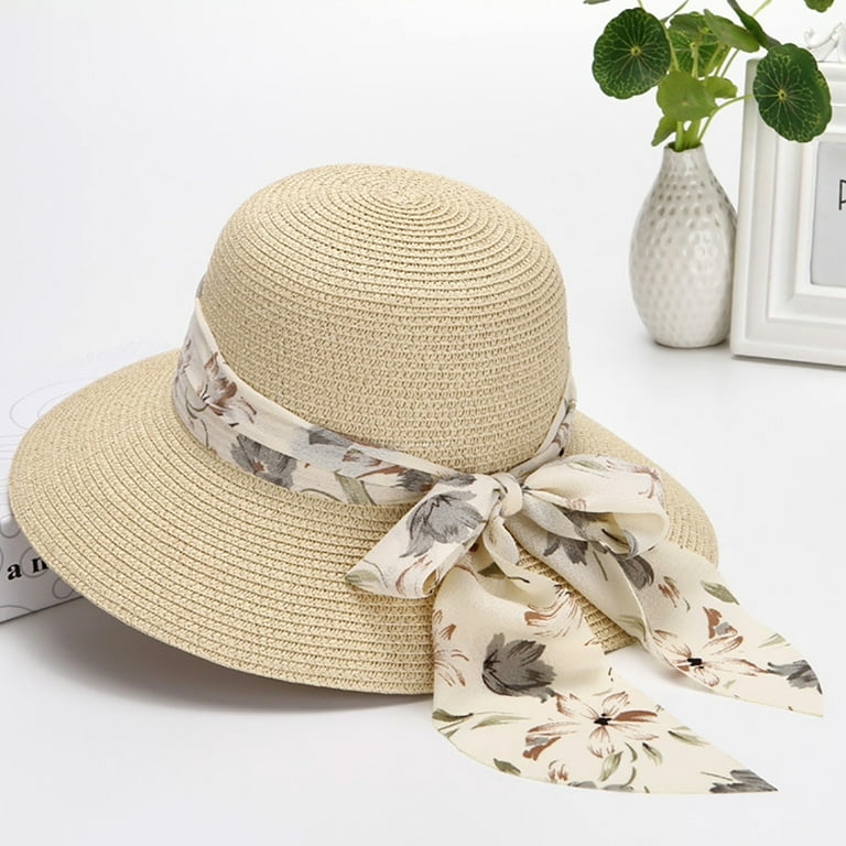 Foldable Straw Hat for Farmer Men Women Adult Fishing Sun Fan Cap Summer  Cool Floppy Wide Brim Beach Hat Light Brown at  Women's Clothing store