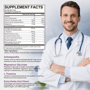 Cortisol Supplements for Women & Men, 10 in 1 Cortisol Manager Reducer with Magnesium, Ashwagandha, L-theanine - Hormone Balance & Mood Support - Sugar Free, Vegan, Non-GMO - 4 fl oz, 2 Pack