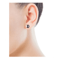 thumbnail image 3 of Aretes Perla Cultivada y Oro 14K GREG J.M. Tres Pares 1.5 cm Largo Perla 7-8 mm Blancas Negras Rosas, 3 of 6