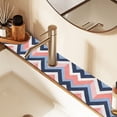 thumbnail image 2 of Yayeee Faucet Mat for Kitchen Sink 14.7" Diatomite Long Splash Guard Pad, White Geometric, 2 of 7