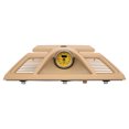 thumbnail image 1 of Embellecedor De Panel De Salpicadero, Cubierta De Salpicadero Resistente Al Calor Beige, Lujosa Antienvejecimiento 970 552 151 01 6W0, Repuesto Para Panamera 2010-2016 Para Estilo ANGGREK cronometro amarillo, 1 of 8