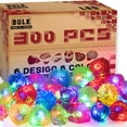 thumbnail image 1 of Anillos LED que brillan en la oscuridad, paquete a granel de 300 unidades para niños y adultos, 1 of 7
