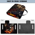 thumbnail image 5 of KUIFORTI Brown Eagle Golf Cart Seat Blanket Covers Summer Outdoor Anti-hot Club Car Blanket Fit for EZGO, Yamaha, Club Car and Other 2-Seat Golf Carts Universal Breathable, 5 of 7