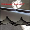 thumbnail image 3 of 10 Pack of 24 Inch Unfinished Wooden Scalloped Moulding Trim (10, 24 Inch), 3 of 8