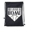 thumbnail image 2 of Baseball Party Bags | Baseball Cotton Drawstring Cinch Backpacks for Team events, Birthdays, and more!, 2 of 2