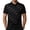 Black, variant on TKKCS Mens Striped Print Polo Shirt- Casual Business Moisture-Wicking Lightweight Breathable Short Sleeve Polos Black Size 3XL