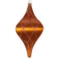 thumbnail image 1 of Vickerman MT198488D 8 in. Copper Candy Glitter Net Drop Ornament, 1 of 1