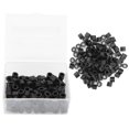 thumbnail image 1 of 100 anillos de silicona con código de color dental, convenientes para distinguir instrumentos dentales y de ortodoncia, 4 colores disponibles para satisfacer sus diferentes, 1 of 7