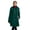 Emerald Green, variant on Women's Plus Size Hooded Toggle Wool Coat