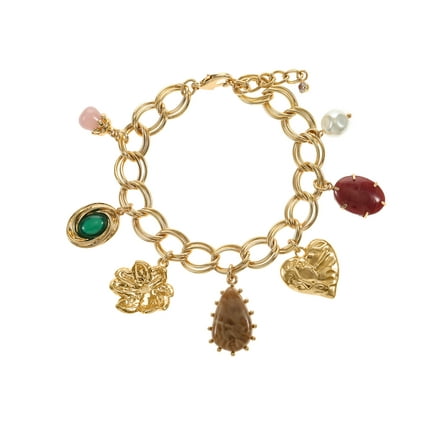 Time and Tru Multicolored Charm Bracelet, 1 Piece